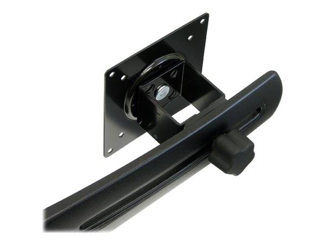 Ergotron DS100 Quad-Monitor Desk Stand - Aufstellung - für 4 LCD-Anzeigen - Aluminium, Stahl - Schwarz - Bildschirmgröße: bis zu 61 cm (bis zu 24