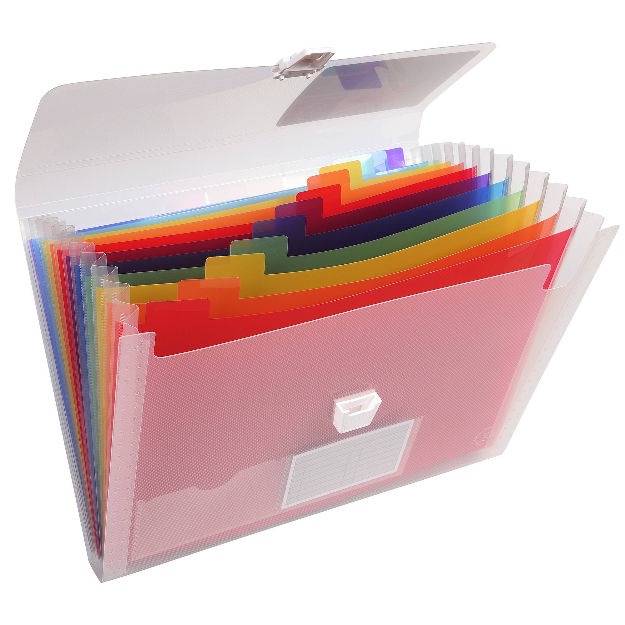 Exacompta Fächermappe CRYSTAL 55298E 13Fächer PP