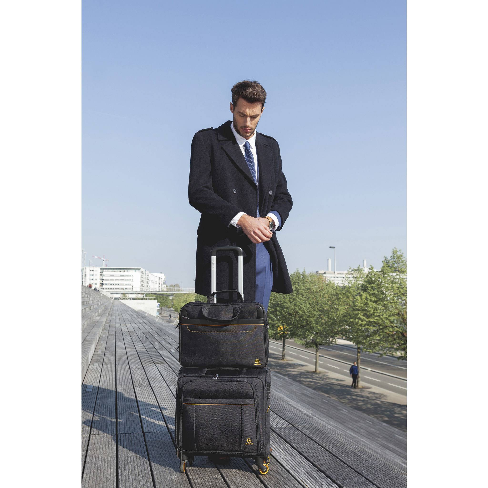 Exacompta Trolley für Notebooks bis zu 15,6'' Exactive - Schwarz - 18834E