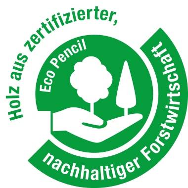 Faber-Castell Bleistift CASTELL STENO 119802 2B grün