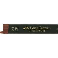Faber-Castell Super-Polymer - Bleistiftmine - Superpolymer - 2B - Intense Black - 0.5 mm (Packung mit 12)