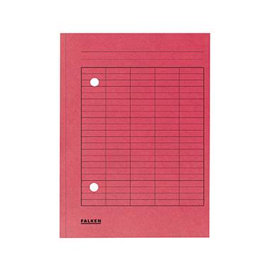 Falken Umlaufmappe 80004187 DIN A4 2 Sichtlöcher Karton rot