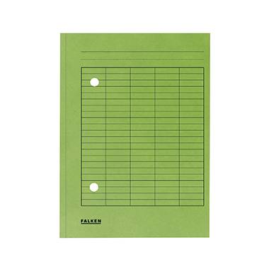 Falken Umlaufmappe 80004195 DIN A4 2 Sichtlöcher Karton grün