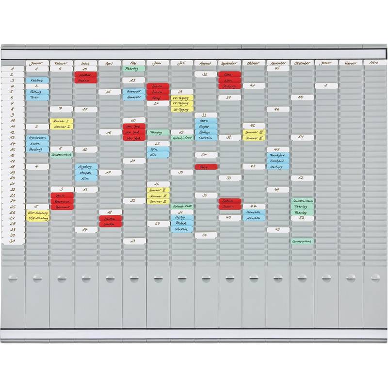 FRANKEN T-Kartentafel OfficePlaner, (B)1.008 x (H)783 mm