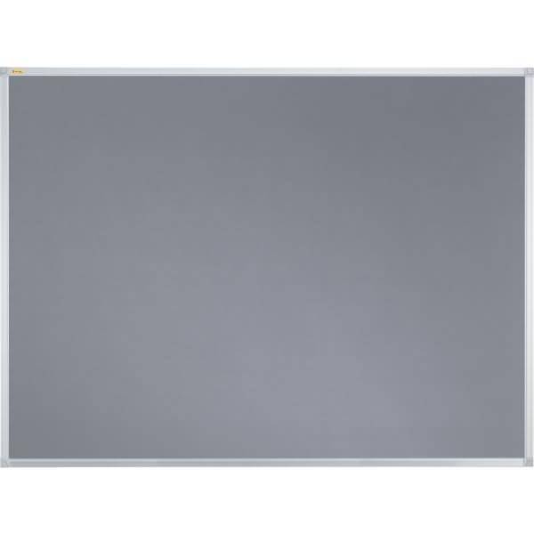 Filz-Notiztafel X-tra!Line Aluminium 150x100cm grau