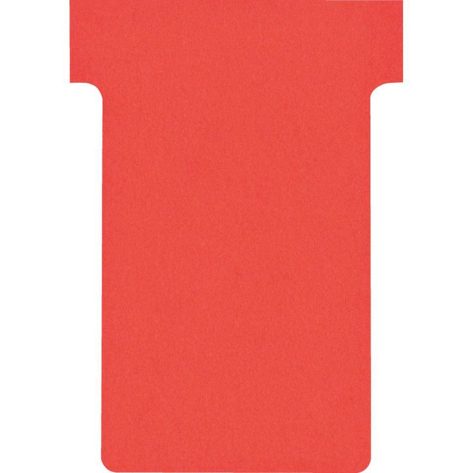 FRANKEN T-Karte, für FRANKEN-Kartentafel, rot, Altpapier, 84x48mm (Gr.2), 100/VE