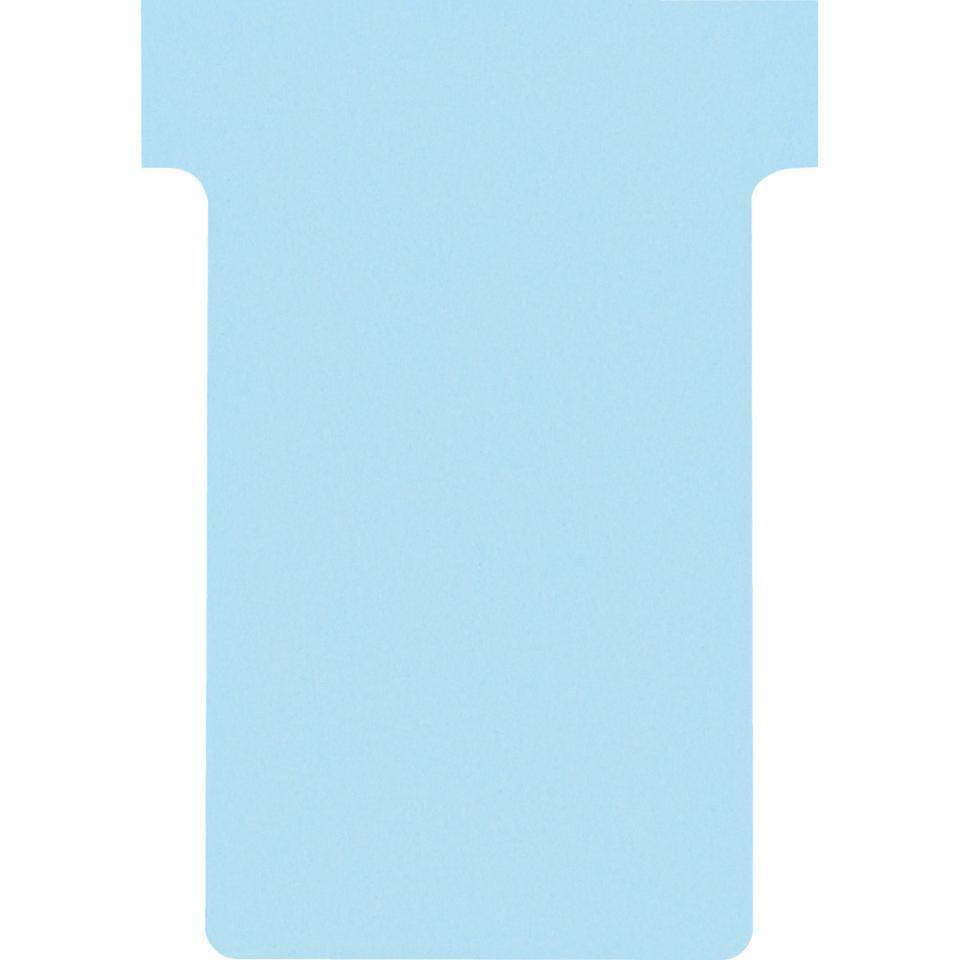 FRANKEN T-Karte, für FRANKEN-Kartentafel, hellblau, Altpapier, 84x48mm(Gr.2), 100/VE