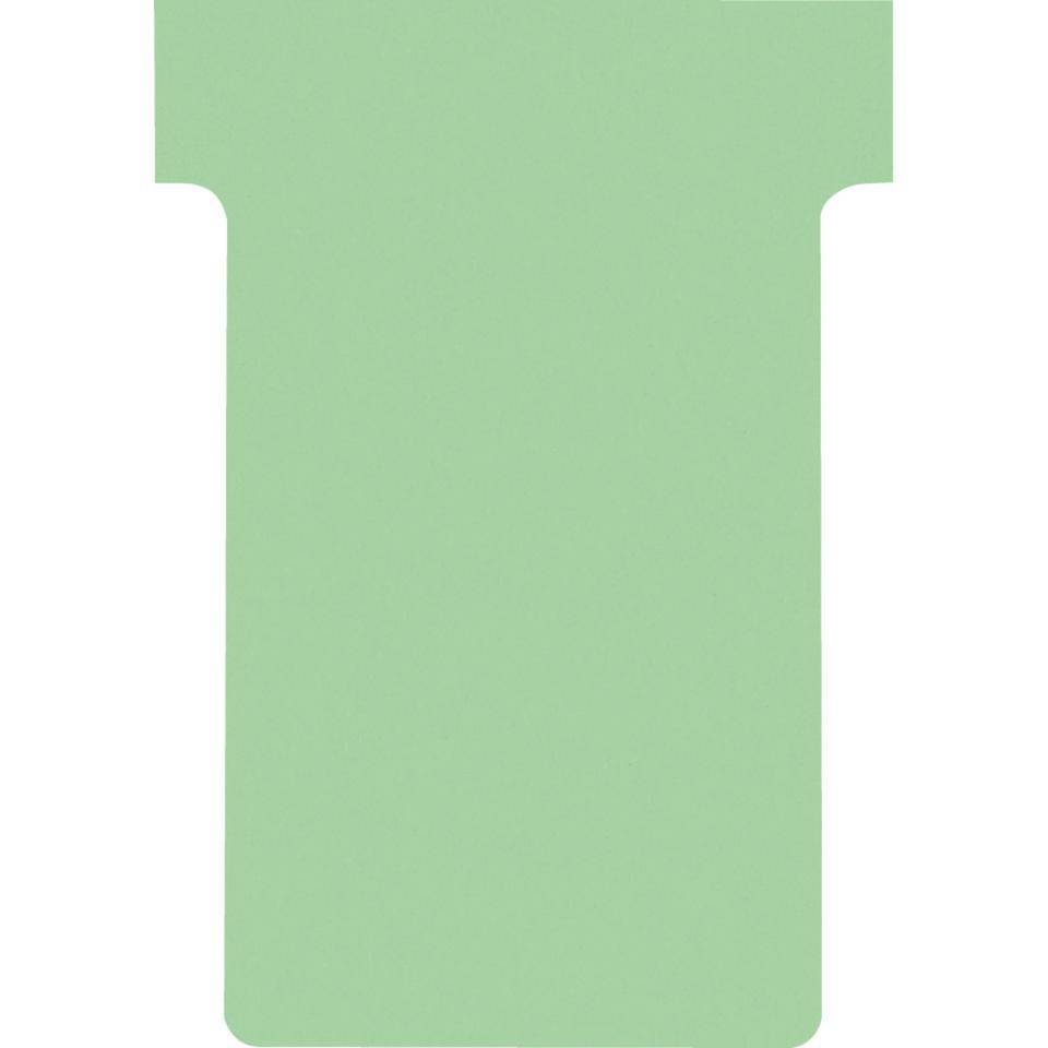 FRANKEN T-Karte, für FRANKEN-Kartentafel, hellgrün, Altpapier, 84x48mm(Gr.2), 100/VE