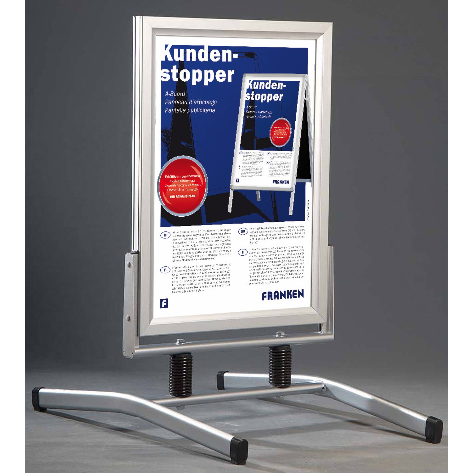 Franken Kundenstopper BS1308 A1 Wind- und Wetterfest
