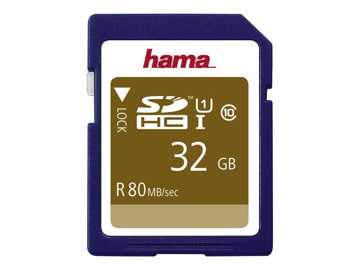 Hama - Flash-Speicherkarte - 32 GB - UHS Class 1 / Class10