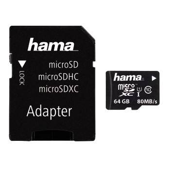 Hama - Flash-Speicherkarte (SD-Adapter inbegriffen)