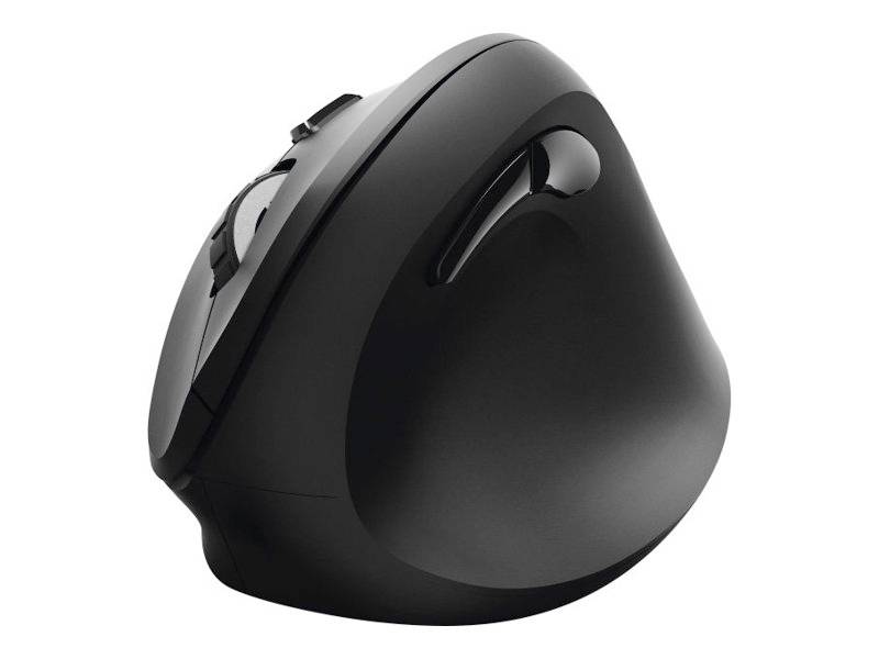 Hama Vertical Ergonomic - Vertical mouse - ergonomisch - Für Rechtshänder - optisch - 6 Tasten - kabellos - 2.4 GHz - kabelloser Empfänger (USB)