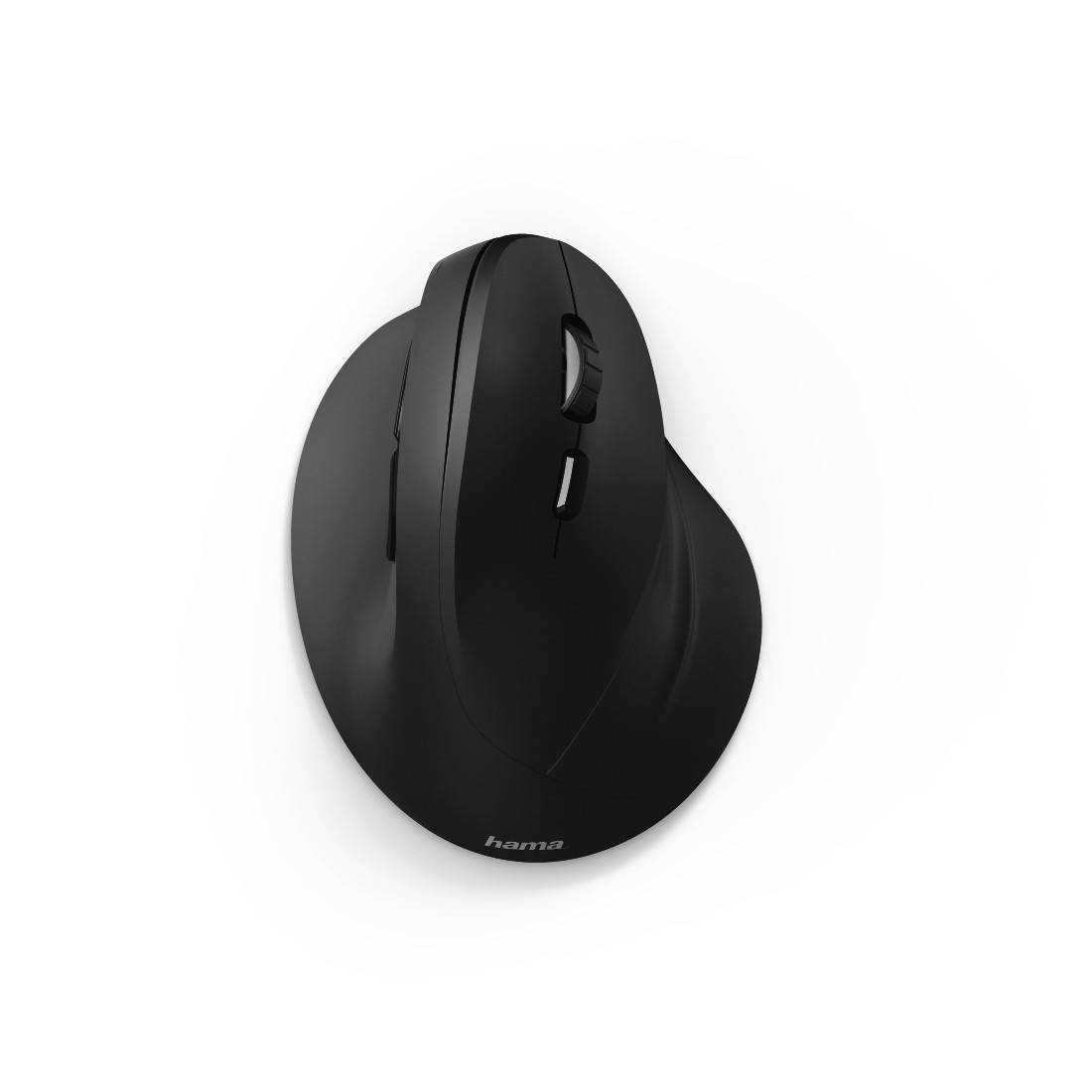 Hama Vertical Ergonomic - Vertical mouse - ergonomisch - Für Rechtshänder - optisch - 6 Tasten - kabellos - 2.4 GHz - kabelloser Empfänger (USB)