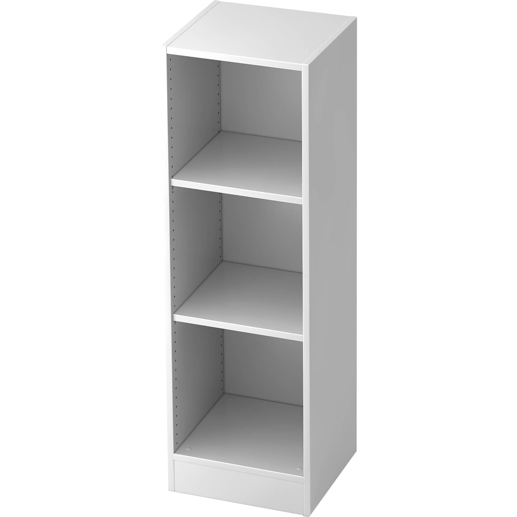 Hammerbacher Regal Solid V6050/W 3OH 40,6x40x127cm weiß