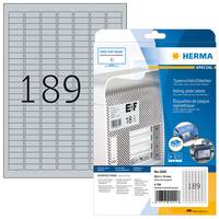HERMA Special - Polyester - matt - permanent selbstklebend - Silber - 25.4 x 10 mm 4725 Etikett(en) (25 Bogen x 189)