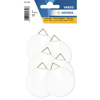 Aufhänger Ø 45 mm, wasserlöslich gummiert