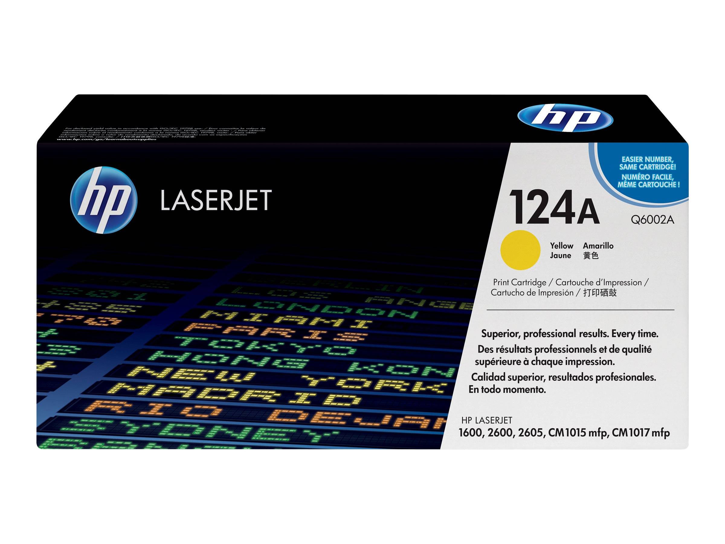 HP 124A - Gelb - Original - LaserJet - Tonerpatrone (Q6002A)
