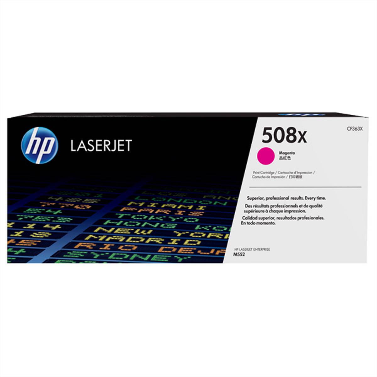 HP 508X - Hohe Ergiebigkeit - Magenta - Original - LaserJet - Tonerpatrone (CF363X)