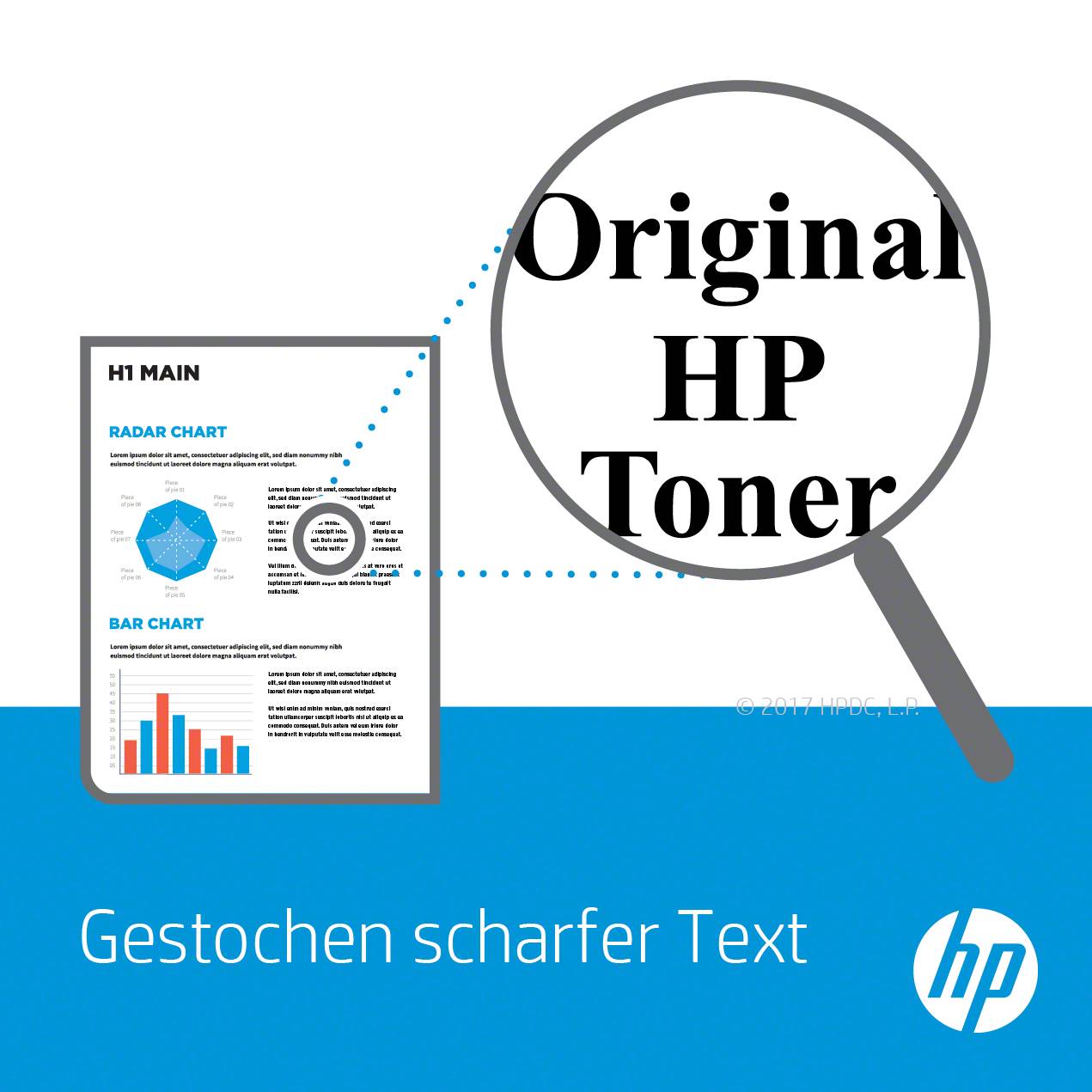 HP 826A - Gelb - Original - LaserJet - Tonerpatrone (CF312A)