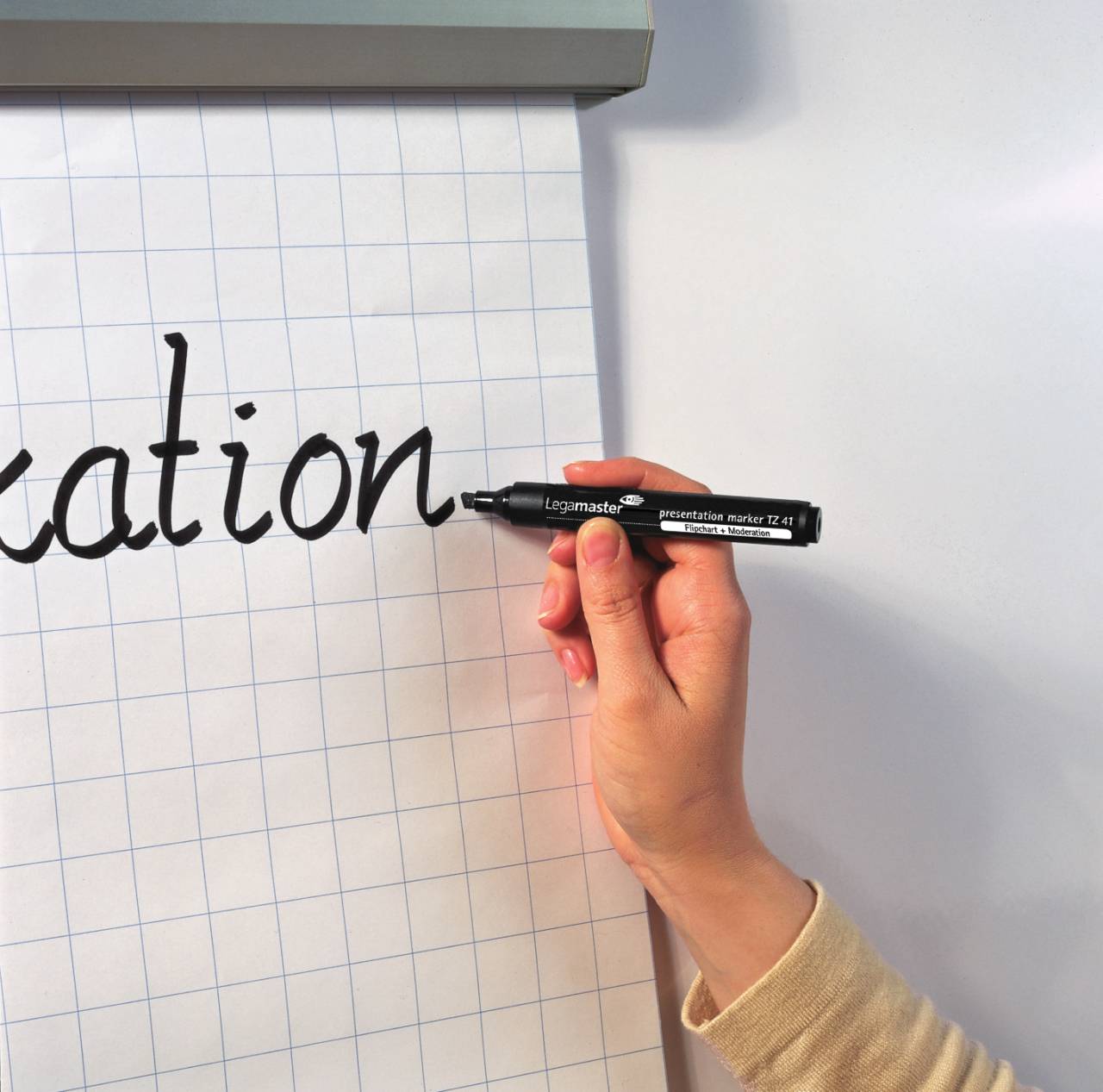 Legamaster TZ 41 Flipchart-Marker schwarz 2,0 - 5,0 mm, 10 St.