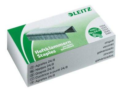 Esselte Leitz Heftklammern - 24/8 - Packung mit 1000