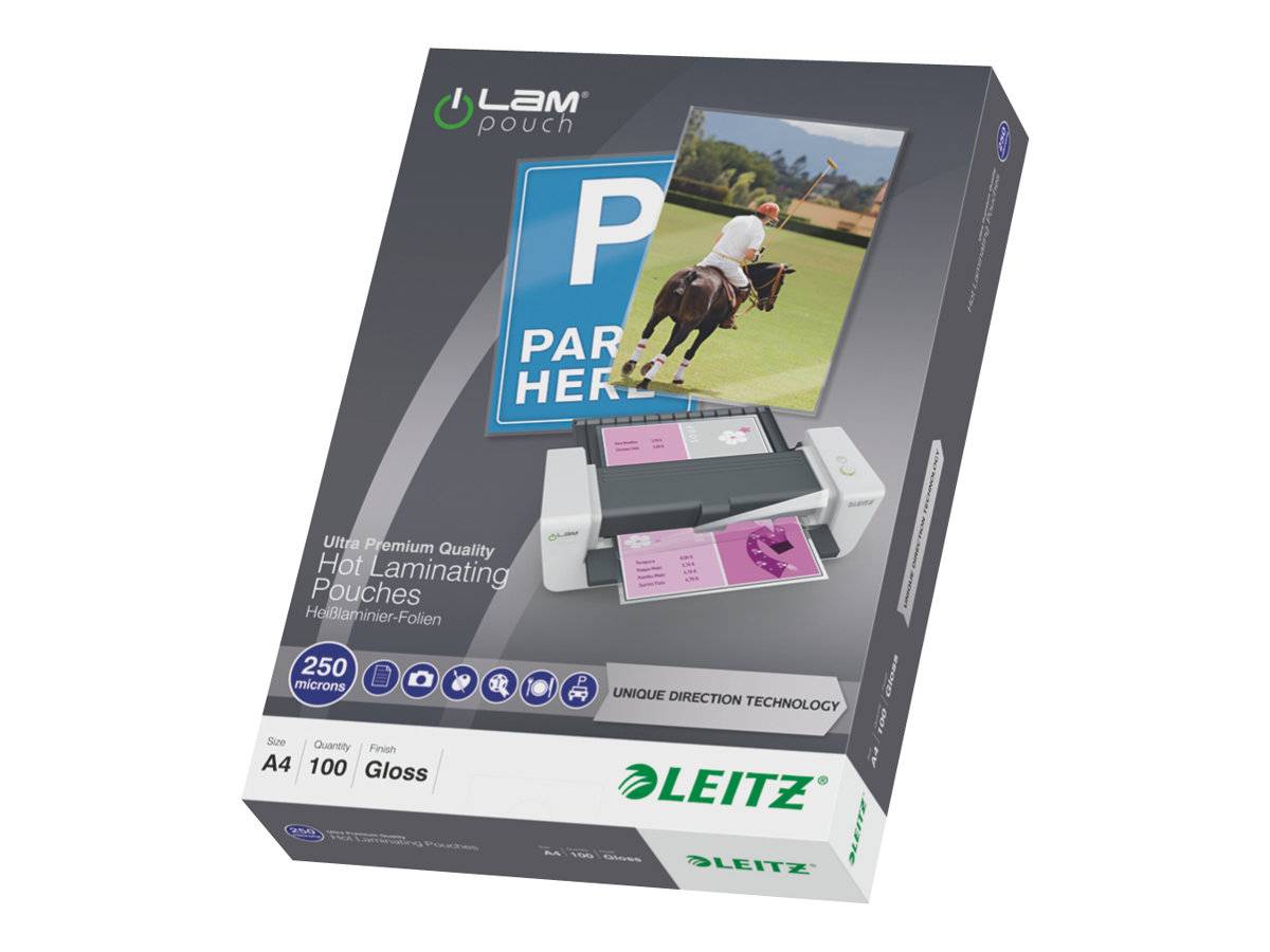 ESSELTE LEITZ - Leitz - Glänzend, kristallklar - A4 (210 x 297