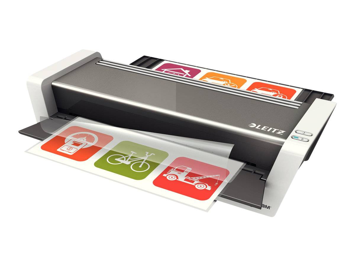 LEITZ LEITZ Laminator iLAM Touch 2 A3 ist ein vollautomatisches Hochleistungsgeraet mit einzigartiger Sensortechnologie