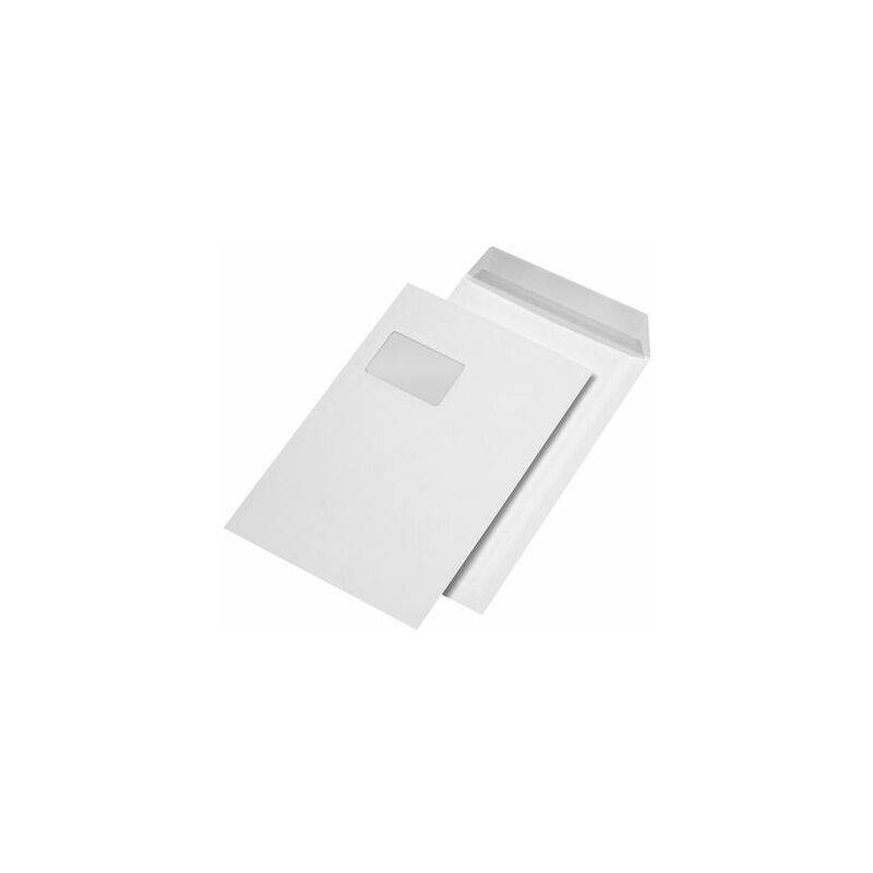 MAILmedia Versandtasche C4 haftklebend, mit Fenster, braun