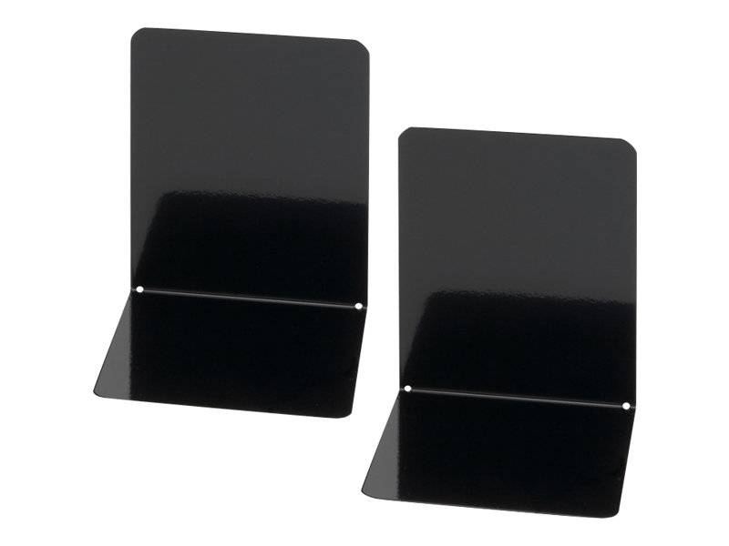 Jakob Maul GmbH MAUL - Buchstütze - Metall - Black Gloss (Packung mit 2)