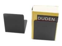 JAKOB MAUL - MAUL - Buchstütze - Metall - Black Gloss (Packung mit 2)