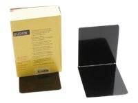 Jakob Maul GmbH MAUL - Buchstütze - Metall - Black Gloss (Packung mit 2)