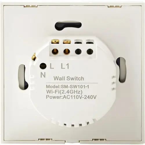 NEDIS Wandschalter SmartLife, single, weiß NEDIS Wandschalter SmartLife, single, weiß