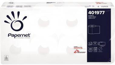 Papernet Toilettenpapier Topa 401977 3-lg Zellstoff 8 Ro./Pack.
