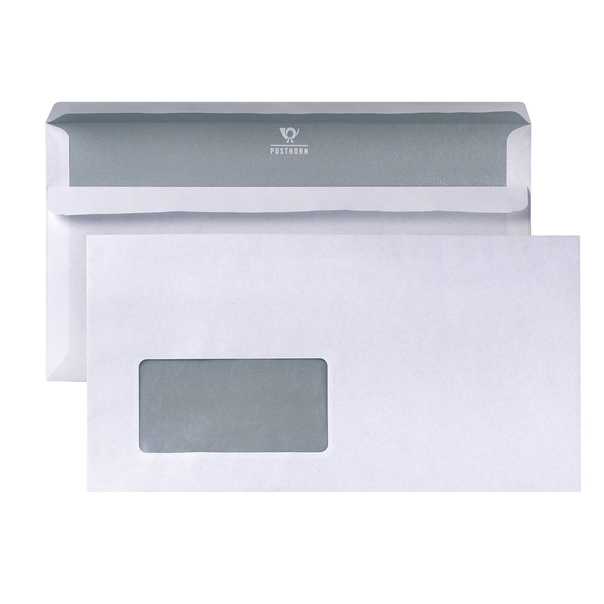 POSTHORN Briefumschlag 02239144 125x235mm sk 80g mFe ws