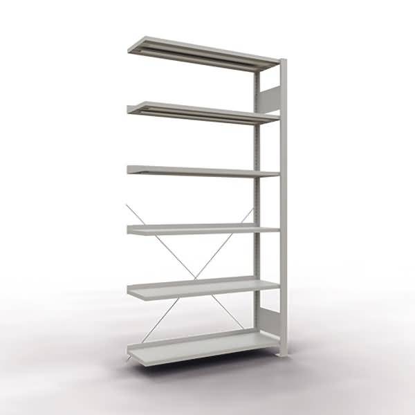 Regal MULTIplus85 36010 Anbau 2.000x1.000x300mm AL lichtgrau