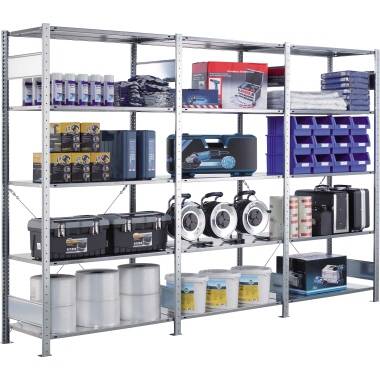 SCHULTE Regal MULTIplus150 36046 Anbau 2.000x1.000x600mm MA l.gr