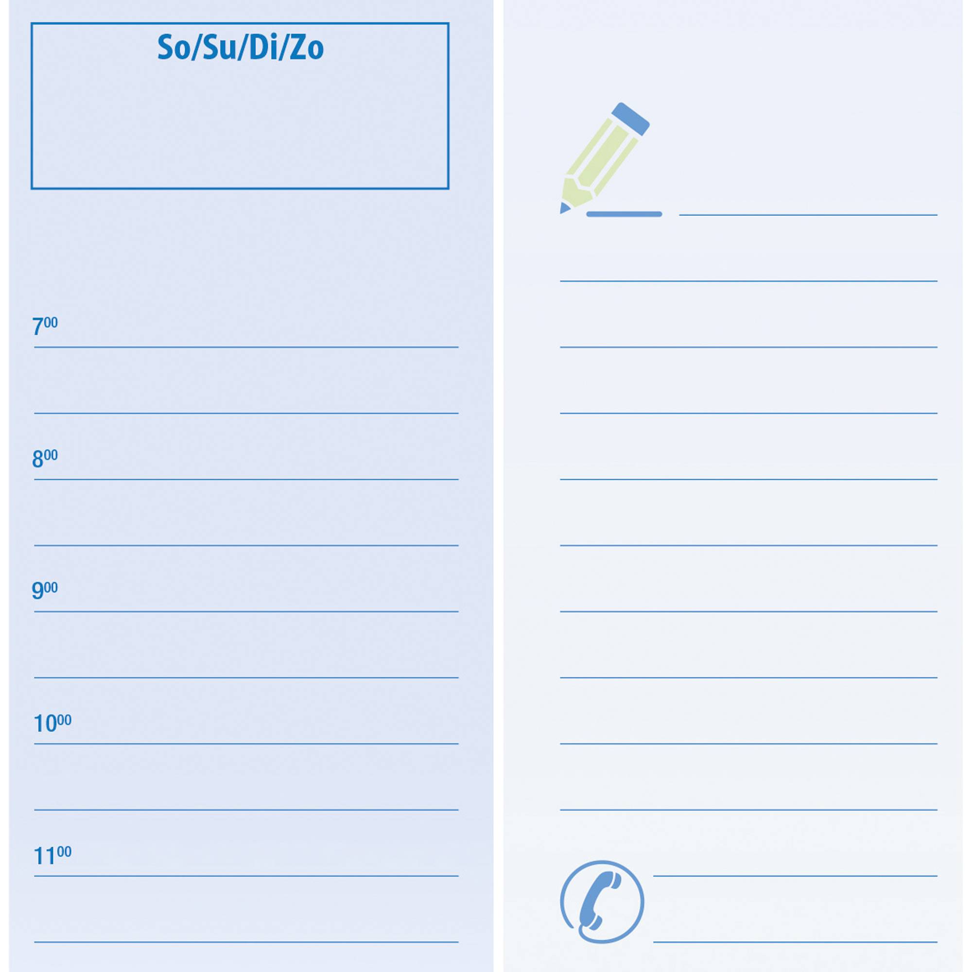 SIGEL Schreibunterlage Time HO350 59,5x41cm 30Blatt