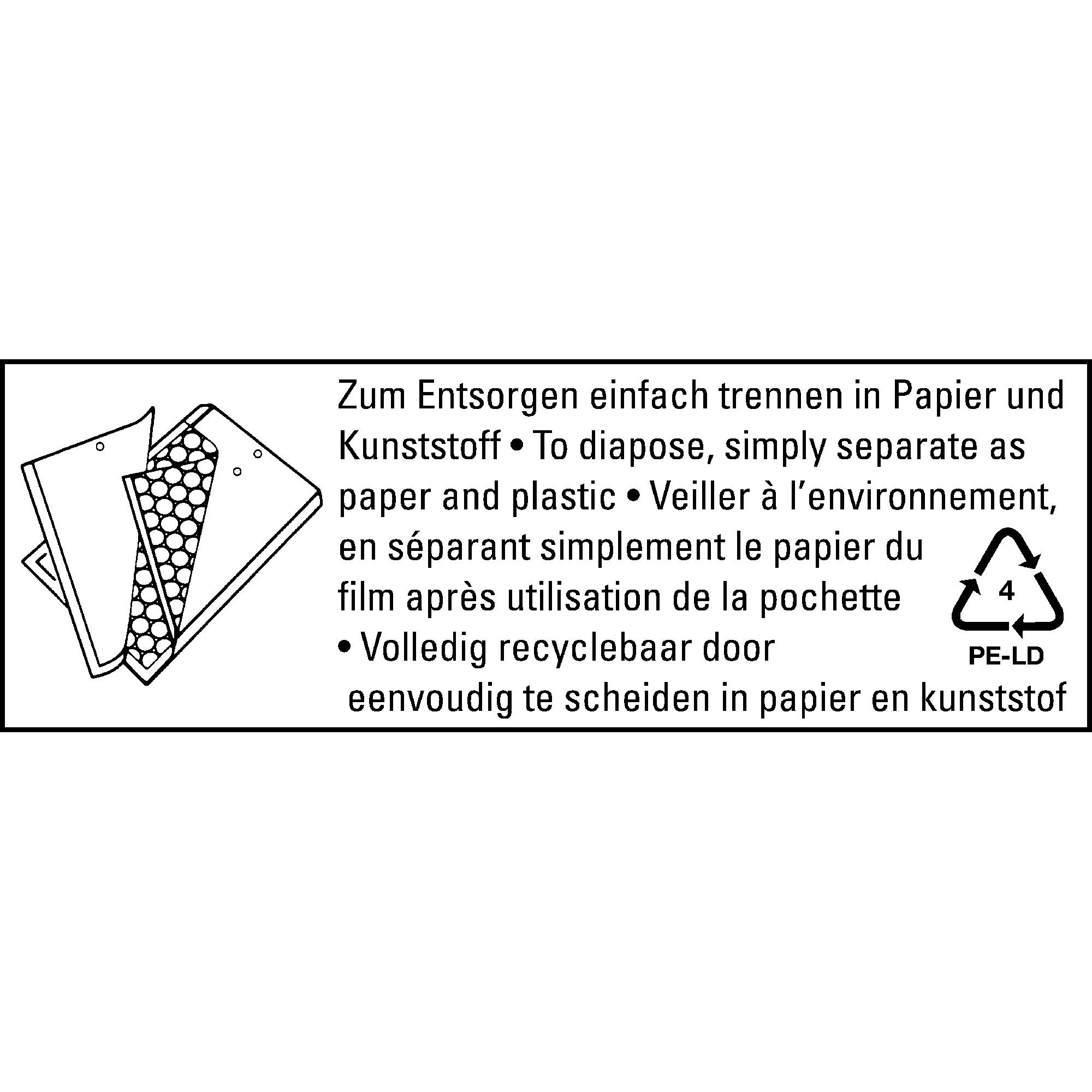 Soennecken Luftpolstertasche 2373 D/1 170x265mm hk ws 100 St./Pack.
