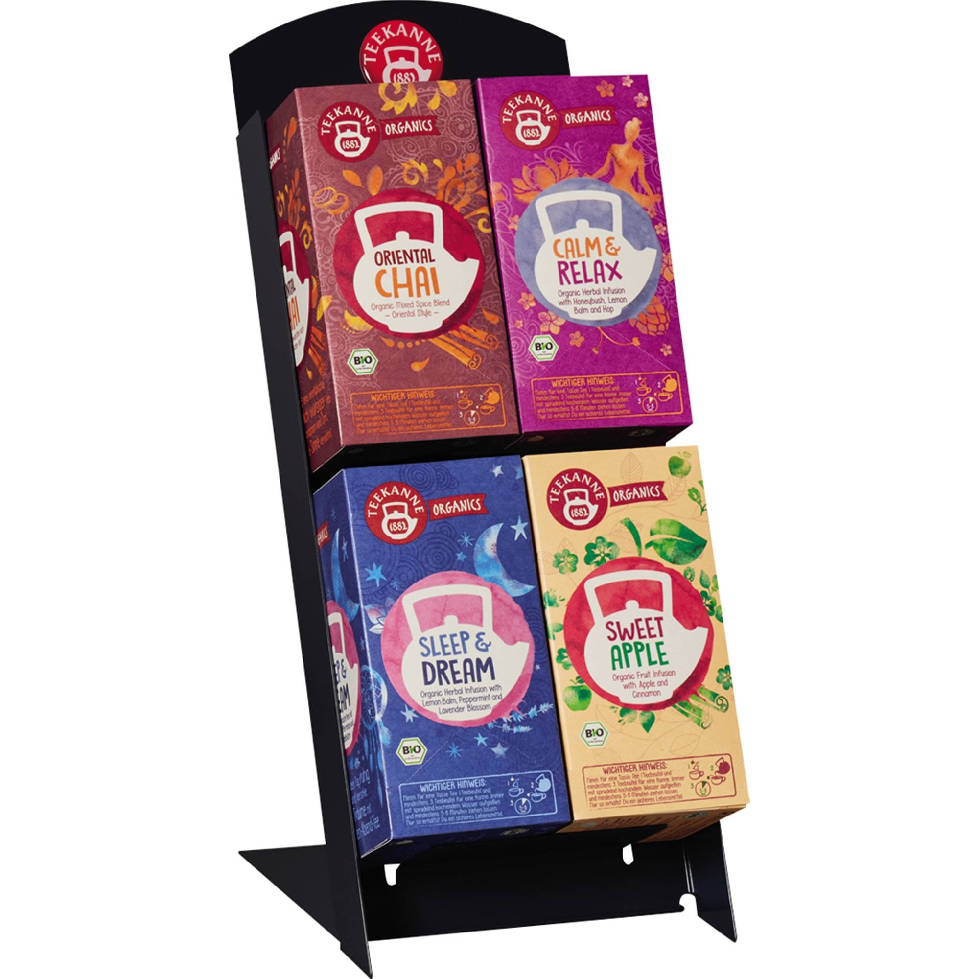 Teekanne Teebar 1677 für 4Teepackungen Stahl