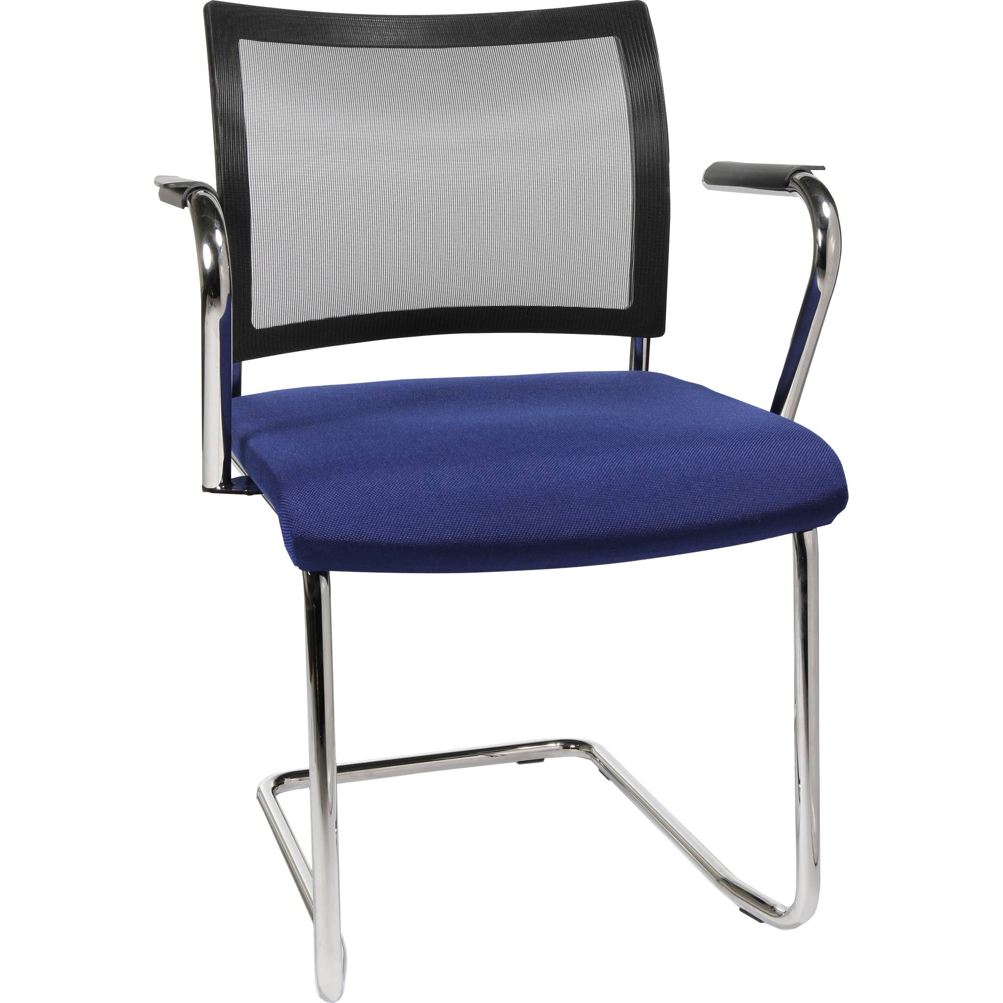 TOPSTAR Besucherstuhl Visit NV49AG26 Freischwinger m.Arml bl