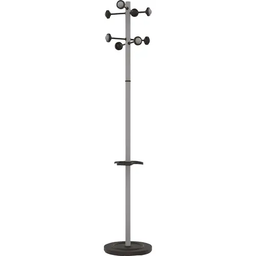 UNILUX Garderobenständer Accueil 100340698 175cm 8Haken gr UNILUX Garderobenständer Accueil 100340698 175cm 8Haken gr