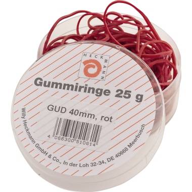 WIHEDÜ Gummiring 510061 40mm rot 25g