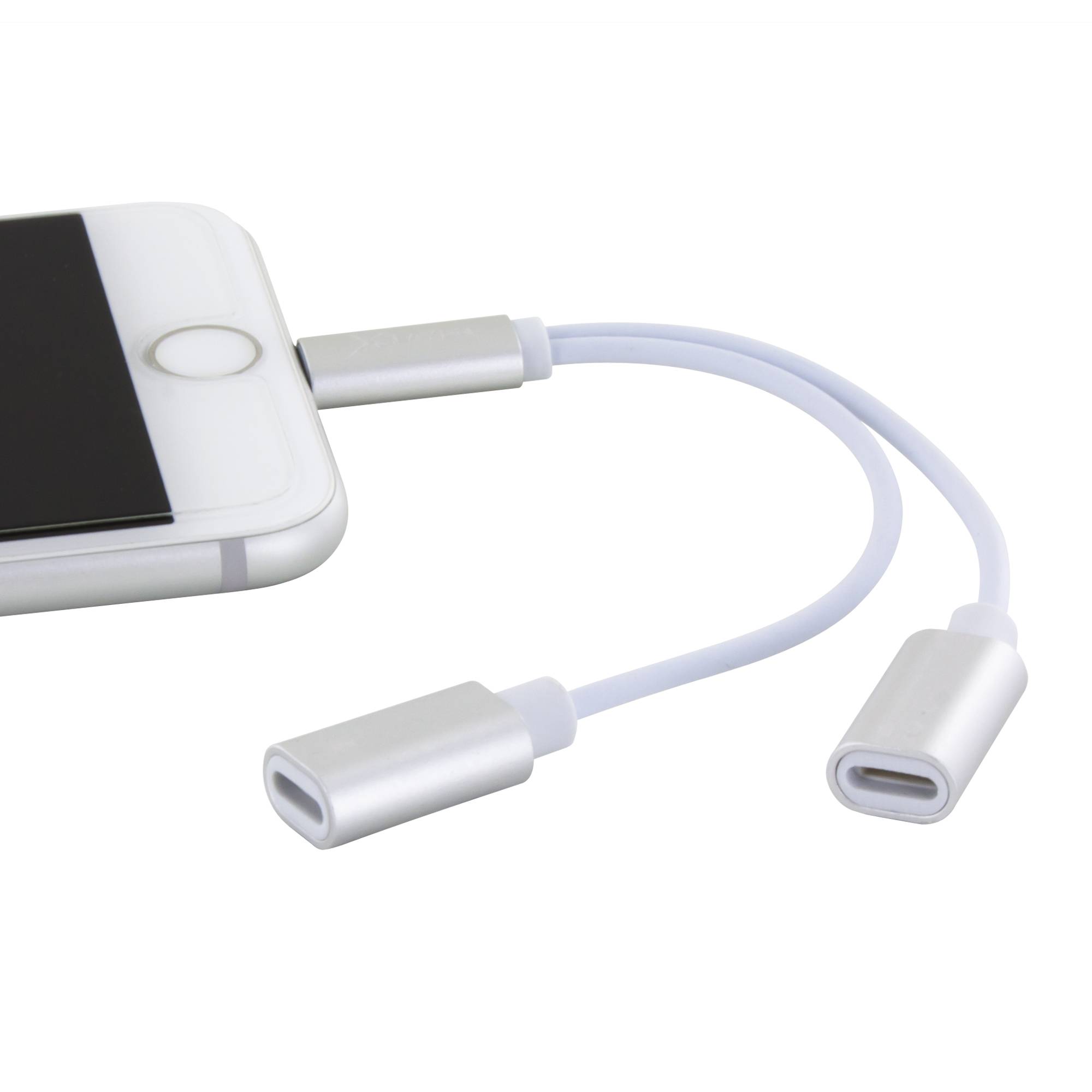 Kabel XLayer Dual Lightning Adapter (1x Lightning auf 2x Lightning) White