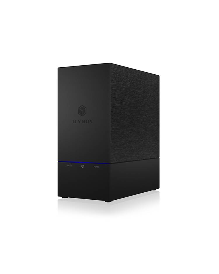 IB-RD3621-C31, RAID-System für 2x 2,5" oder 2x 3,5" SATA III HDD zu USB 3.1 Host, RAID 0, 1, Large, Single, schwarz
