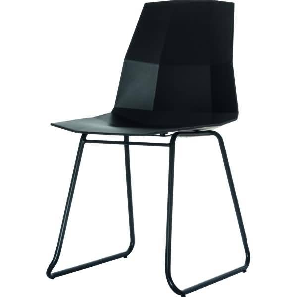 Stuhl Cube Kunststoff VE=2 Stück schwarz