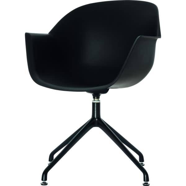 Stuhl Moon Kunststoff VE=2 Stück schwarz