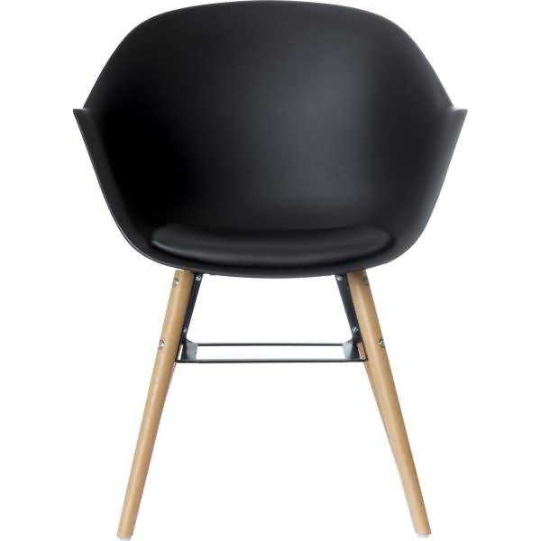 Stuhl Wiseman Kunststoff VE=2 Stück schwarz