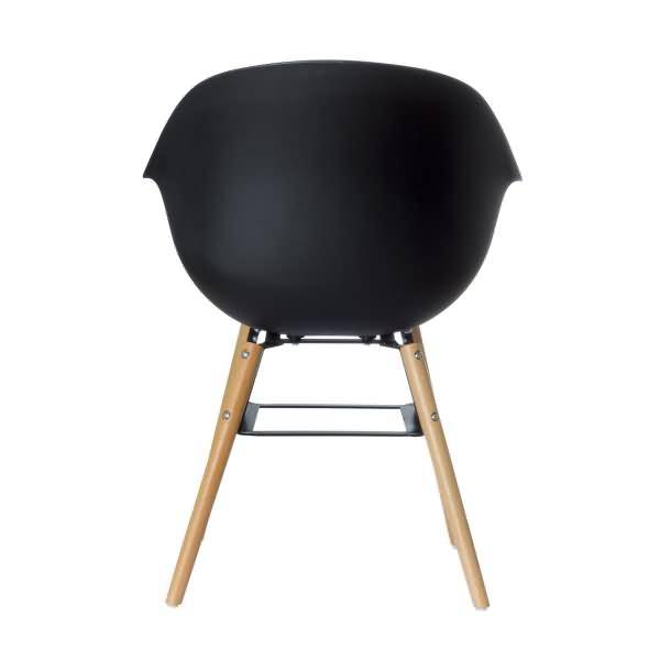 Stuhl Wiseman Kunststoff VE=2 Stück schwarz