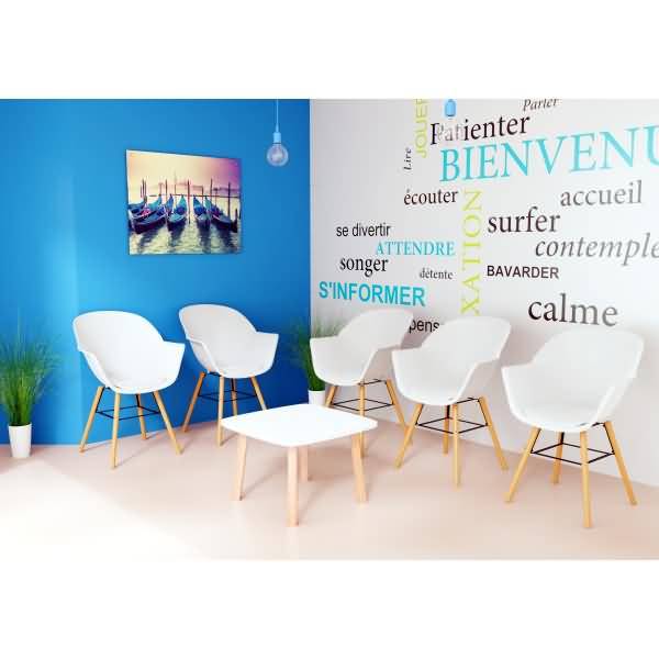 Stuhl Wiseman Kunststoff VE=2 Stück weiß