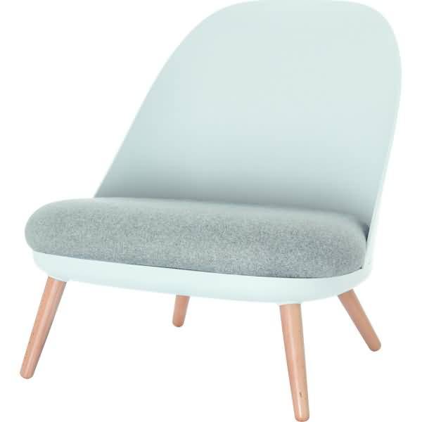 Sessel Cocoon Modern Design weiß weiß